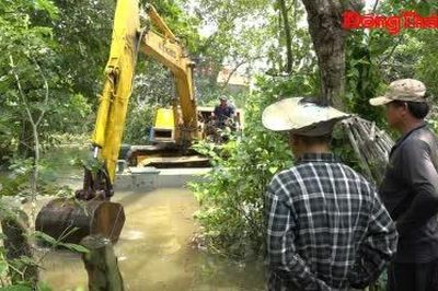 Nông dân Đồng Tháp không chủ quan với triều cường