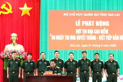 Phát động đợt thi đua cao điểm “80 ngày Thi đua Quyết thắng - Viết tiếp bản hùng ca”