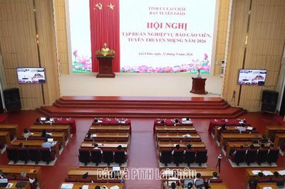 Hội nghị tập huấn nghiệp vụ báo cáo viên, tuyên truyền miệng năm 2026