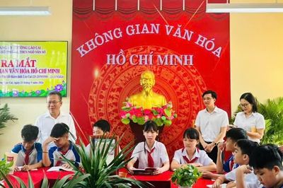 Trường THCS Ngô Văn Sở ra mắt Không gian văn hóa Hồ Chí Minh