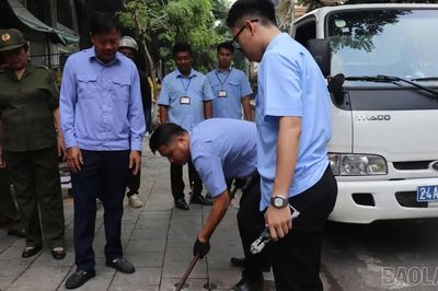 Phường Lào Cai ra quân chấn chỉnh trật tự đô thị khu vực Chợ Du lịch