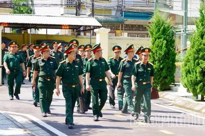 Bộ Tư lệnh Quân khu 2 kiểm tra công tác chuẩn bị thành lập Phân hiệu 1 Trường Thiếu sinh quân miền Bắc