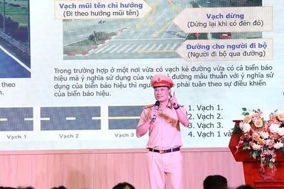 Tuyên truyền pháp luật, hướng dẫn kỹ năng lái xe an toàn cho 400 học sinh