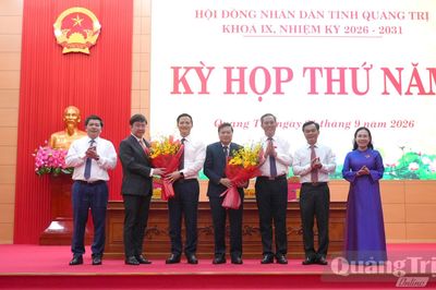 Đồng chí Bùi Hoàng Phương được bầu giữ chức Chủ tịch UBND tỉnh Quảng Trị nhiệm kỳ 2026-2031