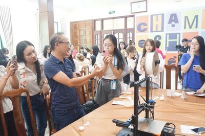 Người trẻ hào hứng khám phá di sản cùng AI, công nghệ số hoá 3D