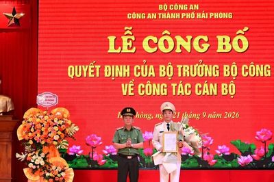 Thượng tá Nguyễn Văn Đức giữ chức Phó Giám đốc Công an TP Hải Phòng
