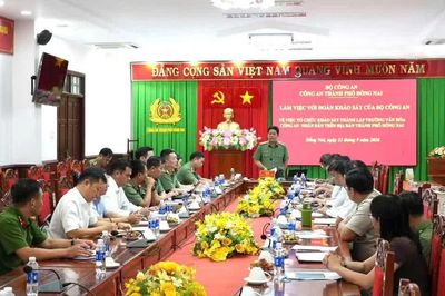 Khảo sát việc thành lập Trường Văn hóa CAND tại Đồng Nai