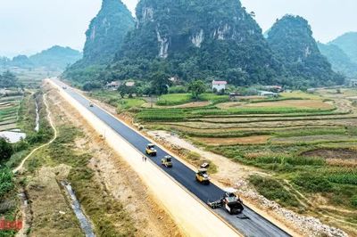 Linh hoạt trong tổ chức thi công, đẩy nhanh tiến độ cao tốc Đồng Đăng - Trà Lĩnh