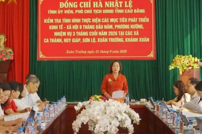 Lãnh đạo UBND tỉnh kiểm tra tình hình kinh tế - xã hội các xã Xuân Trường, Khánh Xuân, Huy Giáp, Ca Thành và Sơn Lộ
