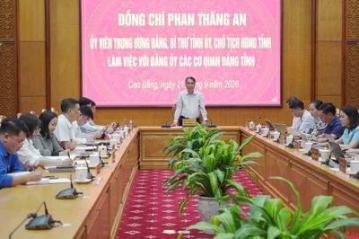Bí thư Tỉnh ủy, Chủ tịch HĐND tỉnh Phan Thăng An: Kỷ cương, đổi mới, xây dựng Đảng bộ các cơ quan Đảng tỉnh trong sạch, vững mạnh