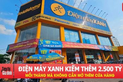 Không cần mở thêm cửa hàng, Điện Máy Xanh vẫn kiếm thêm 2.500 tỷ đồng/tháng