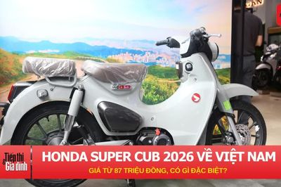 Honda Super Cub 2026 về Việt Nam: Giá từ 87 triệu, có gì đặc biệt?