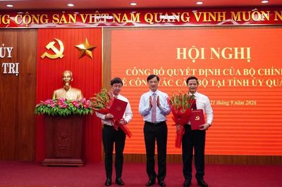 Tỉnh Quảng Trị có tân Bí thư, Phó Bí thư