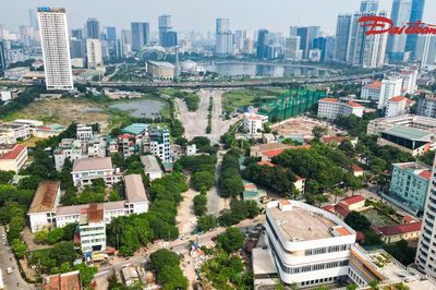 Đường nối Phạm Hùng - Lê Đức Thọ sắp được nối thông sau gần 10 năm vướng mặt bằng