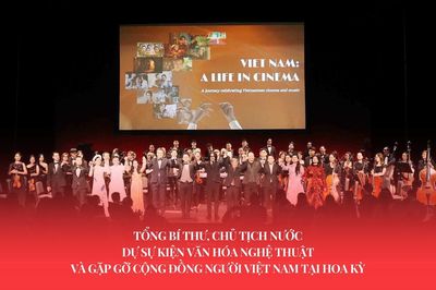 Tổng Bí thư, Chủ tịch nước dự sự kiện văn hóa nghệ thuật và gặp gỡ cộng đồng người Việt Nam tại Hoa Kỳ
