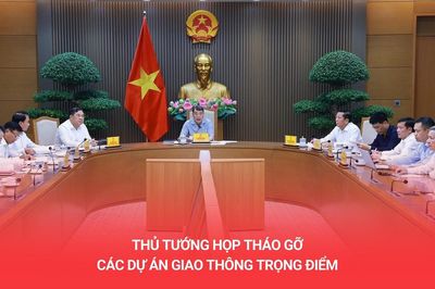 Thủ tướng họp tháo gỡ các dự án giao thông trọng điểm