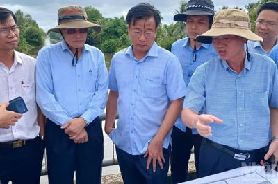 Khảo sát dự án chuyển nước ngọt về vùng ngọt hóa Gò Công