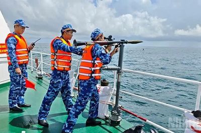 Vùng Cảnh sát biển 2 hoàn thành diễn tập và bắn đạn thật trên biển năm 2026