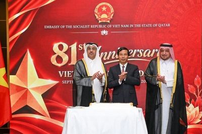 Đại sứ quán Việt Nam tại Qatar long trọng tổ chức Lễ kỷ niệm 81 năm Quốc khánh Việt Nam
