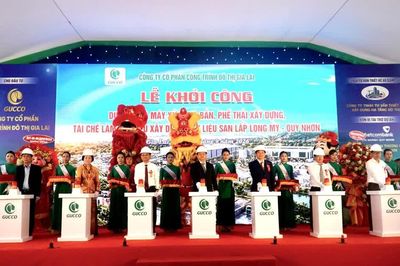 Gia Lai có Nhà máy tái chế phế thải xây dựng công suất 480 tấn/ngày