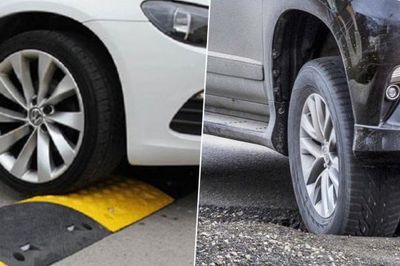 Có nên đạp phanh khi qua gờ giảm tốc hay ổ gà?