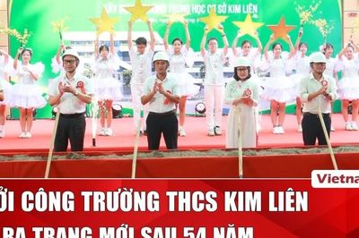 Từ mái trường 54 năm tuổi đến diện mạo mới của Trường THCS Kim Liên