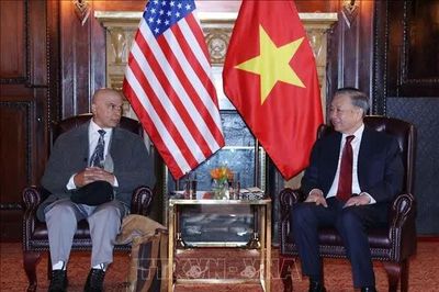 Tổng Bí thư, Chủ tịch nước Tô Lâm tiếp Đồng Chủ tịch Đảng cộng sản Hoa Kỳ