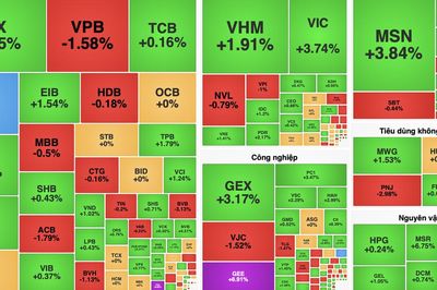 Cổ phiếu 'họ' Vingroup đồng loạt tăng, VN-Index lấy lại mốc 1.800 điểm