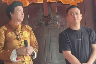 Hoài Lâm dẫn bà xã Ngọc Trinh ra mắt ba nuôi Hoài Linh