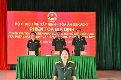 Tuyên truyền pháp luật về ma túy cho 200 cán bộ, chiến sĩ