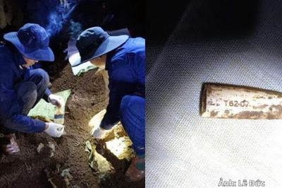 Quy tập 1 hài cốt liệt sĩ quân tình nguyện tại Lào có kỷ vật ký hiệu ‘T62-07’