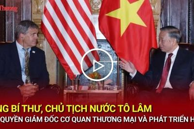 Tổng Bí thư, Chủ tịch nước tiếp Quyền Giám đốc Cơ quan Thương mại và Phát triển Hoa Kỳ