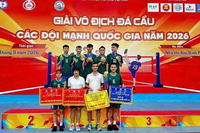Bắc Ninh giành 3 Huy chương Vàng tại Giải vô địch đá cầu các đội mạnh quốc gia