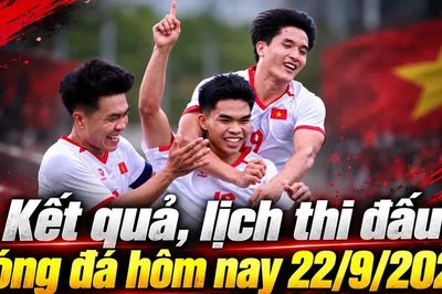 Kết quả, lịch thi đấu bóng đá hôm nay 22/9: U23 Việt Nam đại chiến Uzbekistan