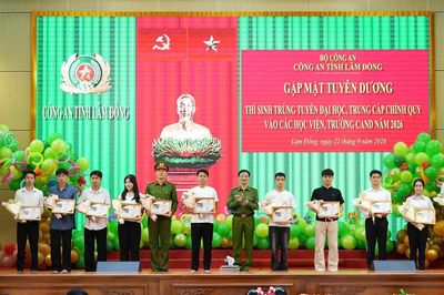 82 thí sinh Lâm Đồng trúng tuyển các trường Công an nhân dân