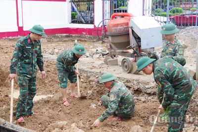 Quy tập được 6 hài cốt liệt sĩ tại khu phố Thành Cổ, phường Quảng Trị