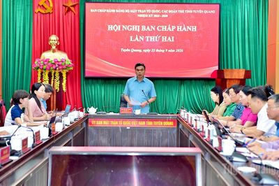 Hội nghị BCH Đảng bộ MTTQ, các đoàn thể tỉnh lần thứ 2
