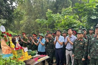 Điện Biên quy tập 9 hài cốt liệt sĩ từ nguồn tin của người dân
