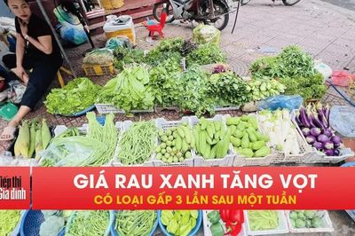 Giá rau xanh tăng vọt sau mưa, người Hà Nội thêm gánh nặng