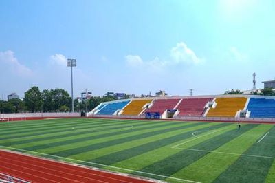 Sân vận động Đan Phượng sẵn sàng cho Giải bóng đá vô địch thành phố Hà Nội