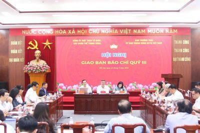 Làm rõ hơn vai trò, bản sắc của báo chí trong hệ thống Mặt trận
