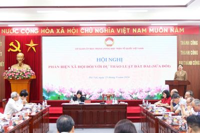 Sửa Luật Đất đai: Tháo gỡ những vấn đề phát sinh từ thực tiễn, bảo đảm tính thống nhất, đồng bộ
