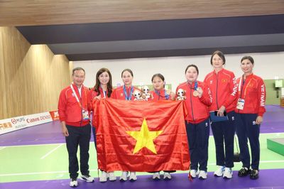 Bắn súng Việt Nam giành HCĐ ASIAD 2026 và dấu ấn của Thể thao Công an nhân dân