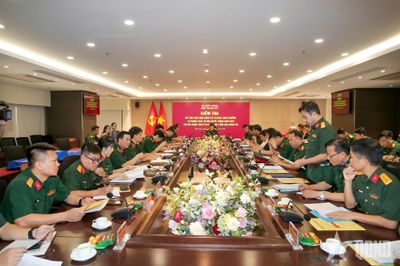 Khối thi đua số 1, Bộ Quốc phòng kiểm tra công tác thi đua, khen thưởng tại một số đơn vị