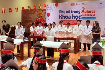 Góc truyền cảm hứng từ Triển lãm về phụ nữ trong lĩnh vực khoa học