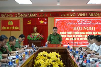 Đảm bảo an ninh an toàn tuyệt đối cho phiên tòa xét xử vụ án GFDI