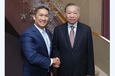 Tổng Bí thư, Chủ tịch nước Tô Lâm tiếp Quyền Bộ trưởng Hải quân Hoa Kỳ Hùng Cao