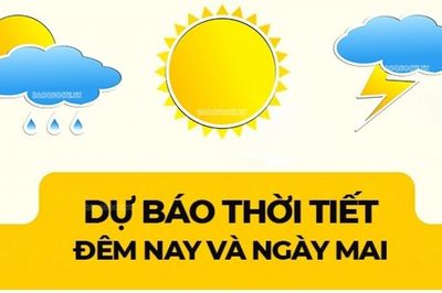 Dự báo thời tiết đêm nay và ngày mai (24/9): Bắc Bộ đêm và sáng mưa rào rải rác; duyên hải Nam Trung Bộ mưa to đến rất to