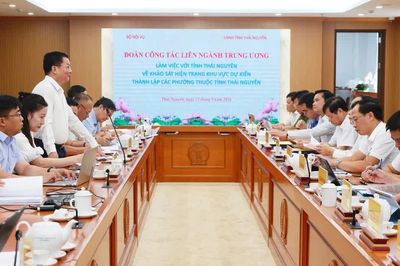 Thái Nguyên đề xuất thành lập 8 phường