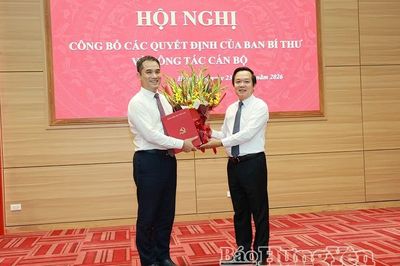 Hưng Yên công bố các quyết định của Ban Bí thư về công tác cán bộ